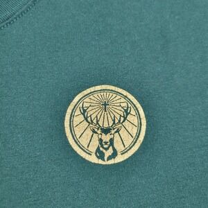 Jagermeister Crewneck T-Shirt Green Mens XL Short Sleeve 100%‎ Cotton 50/50